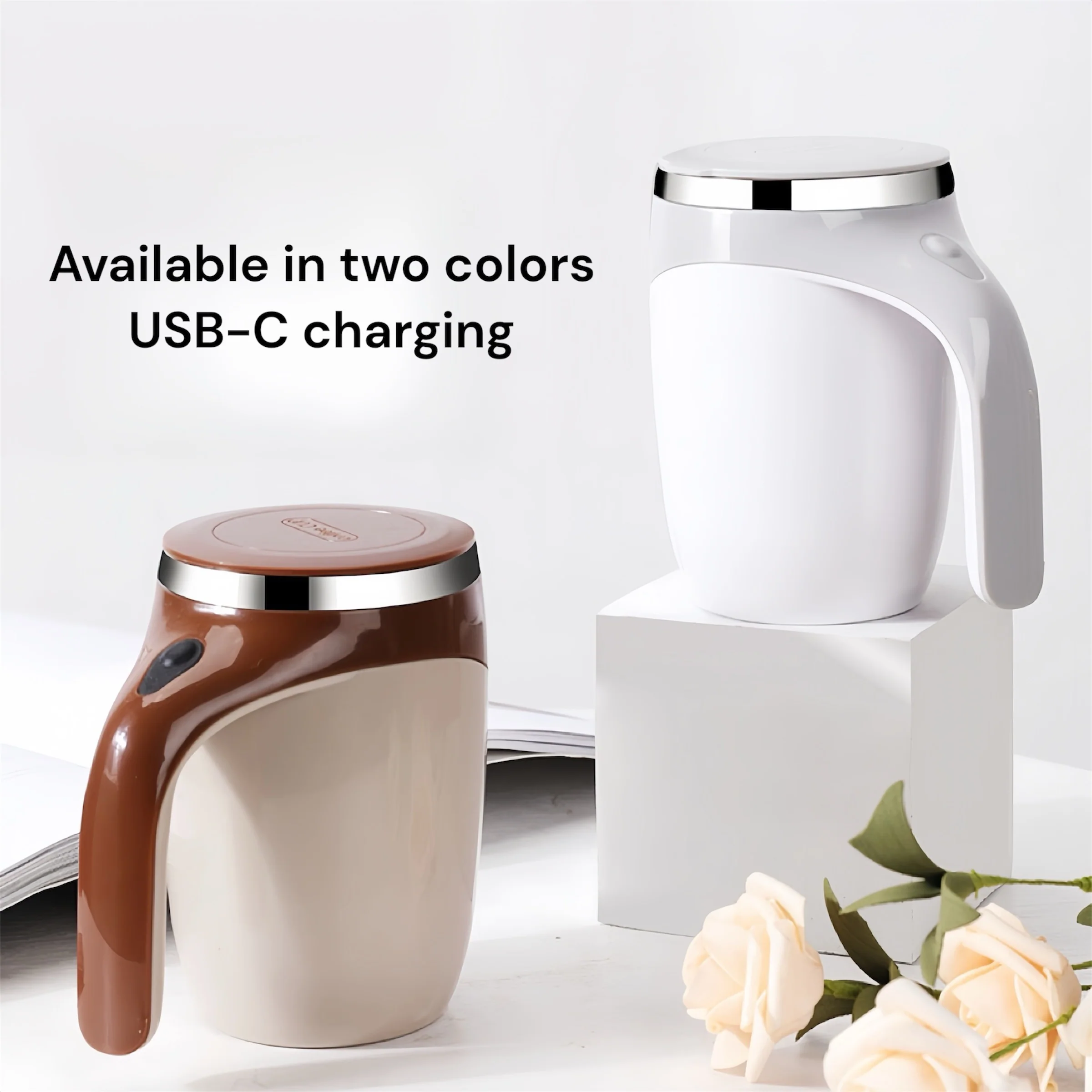 [GOLD] StirMate Magnetic Auto Stirring Cup - Image 4