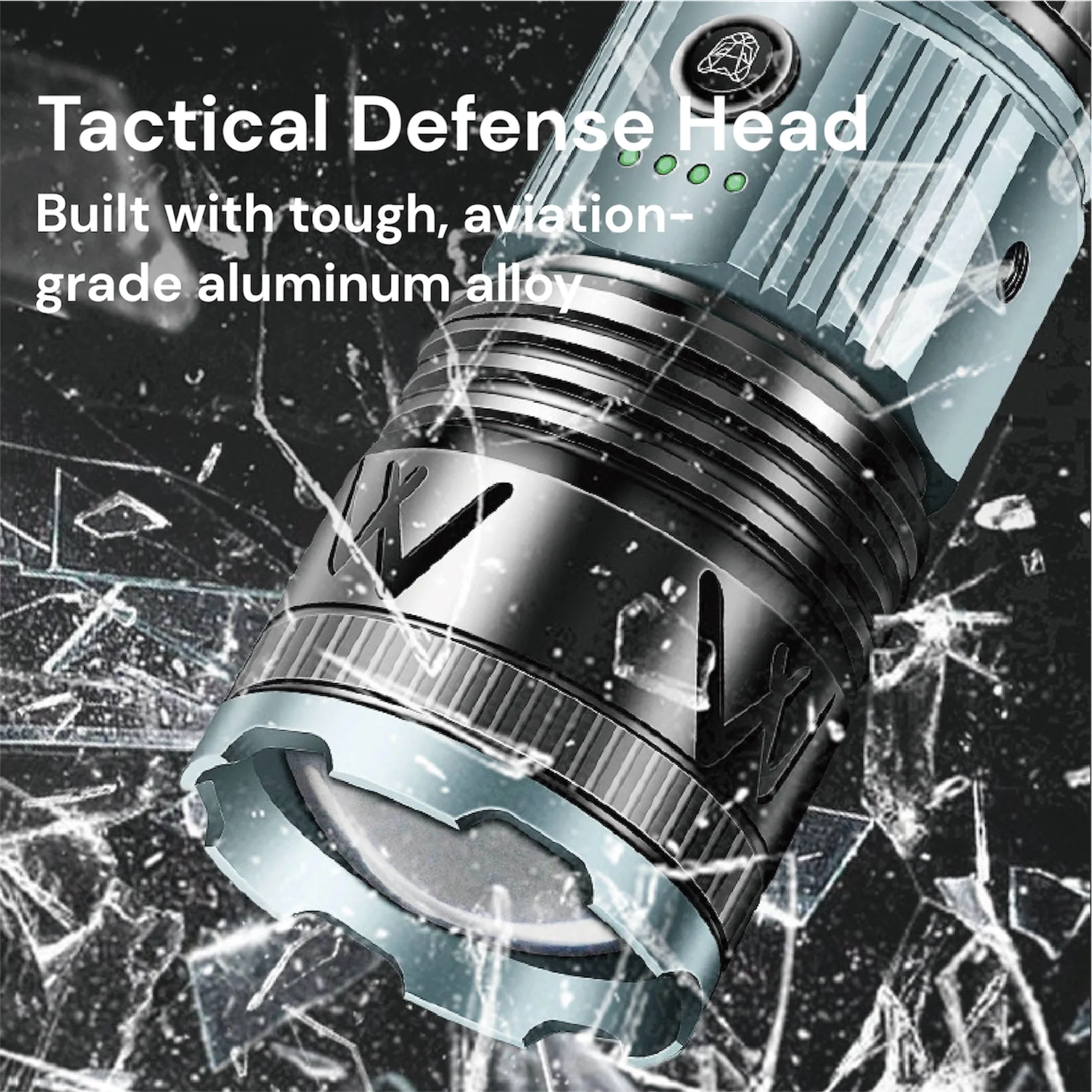 [GOLD] TorchMaster X9 Multi-Mode Tactical Flashlight - Image 13