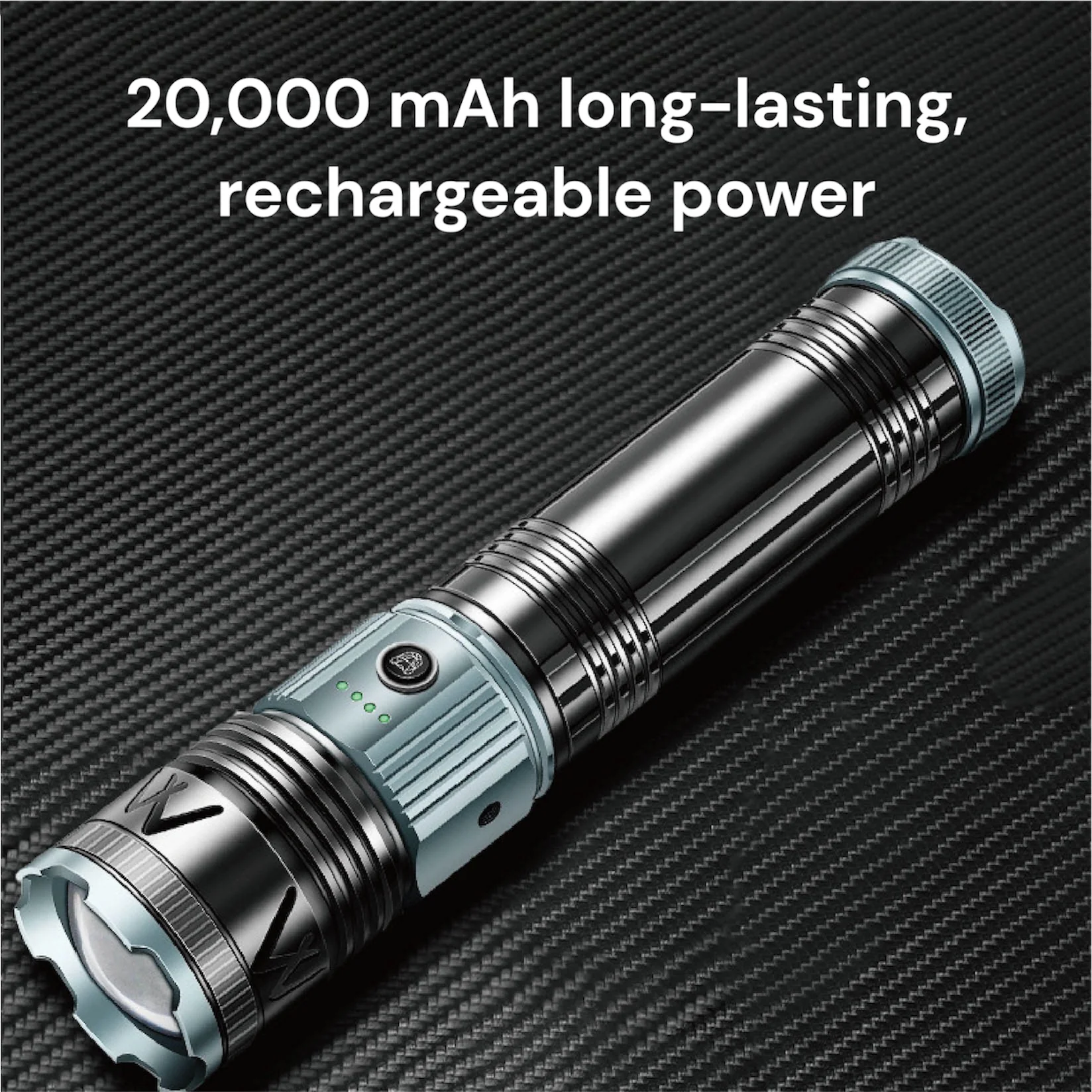 [GOLD] TorchMaster X9 Multi-Mode Tactical Flashlight - Image 9