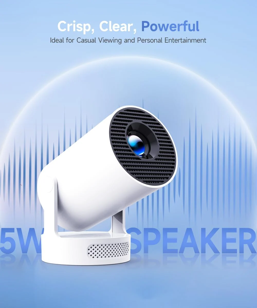 [GOLD] VistaCast Mini 210° Smart Projector with Extra Large-Screen Display - Image 4