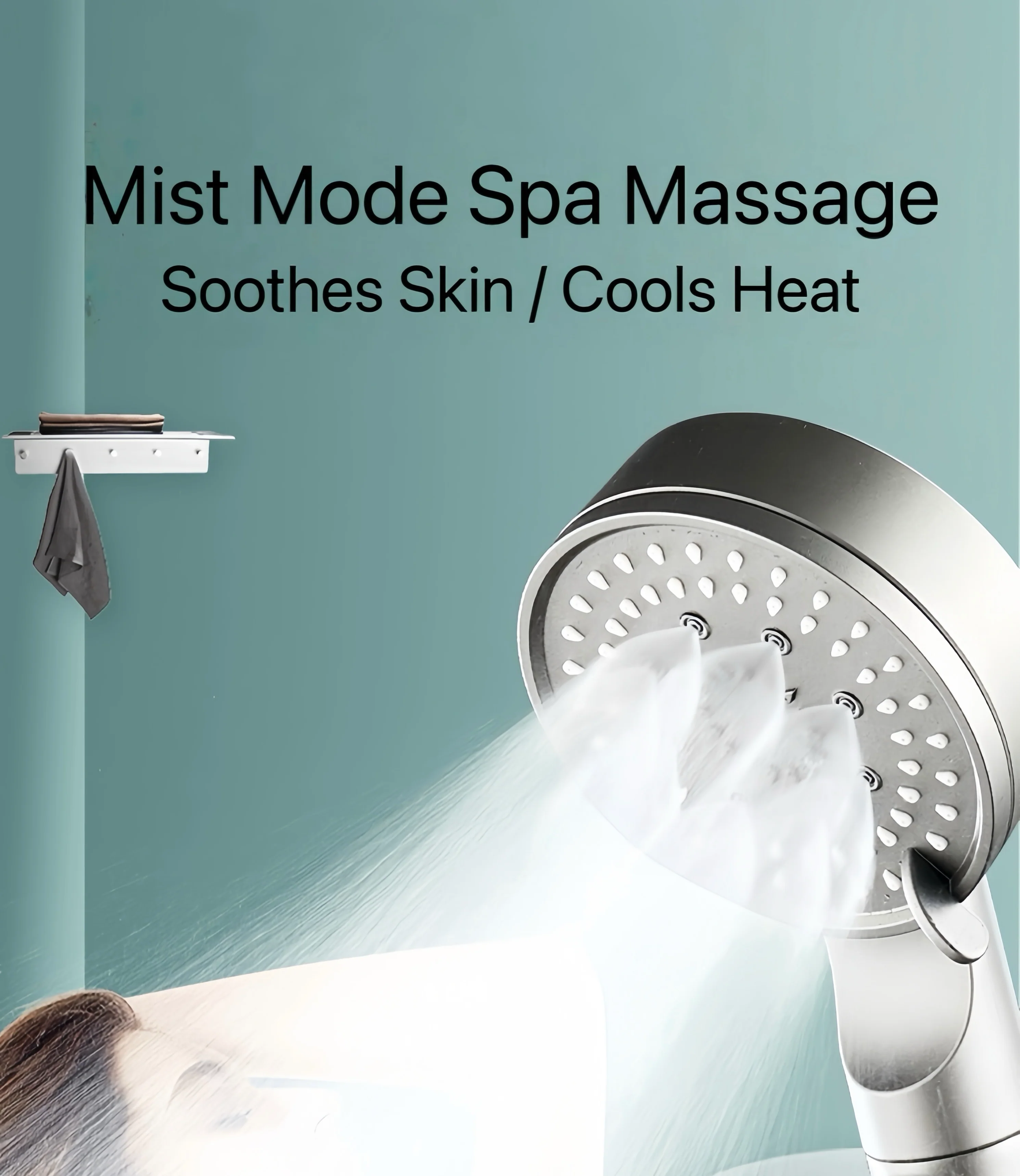 [GOLD] HydroBoost High Pressure 5-Mode Filtered Shower Head - Image 5