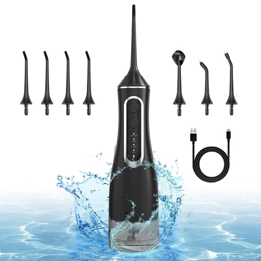 [GOLD] HydroPulse Pro – Portable Water Flosser with 4 Modes & 8 Tips - Image 12