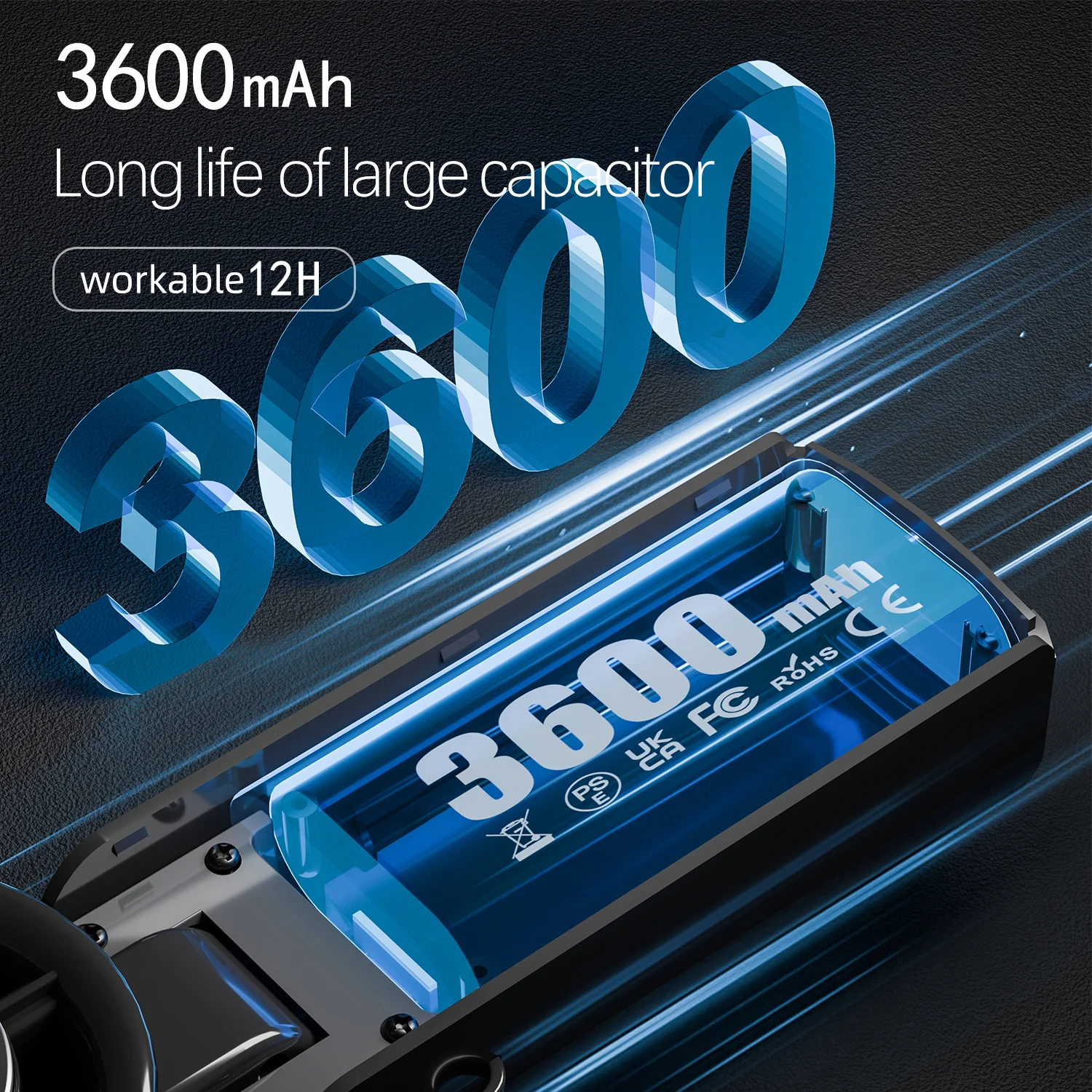 [GOLD] IceRush Turbo – Handheld Fan with Instant Cooling Plate & LED Light - Image 10