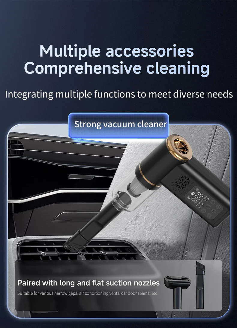 [GOLD] KORVA AirVac Pro 5-in-1 Cordless Car Vacuum + Tire Inflator - Image 15