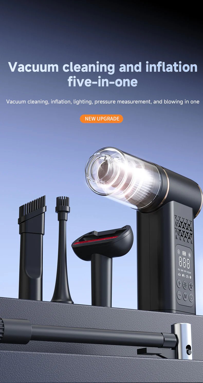 [GOLD] KORVA AirVac Pro 5-in-1 Cordless Car Vacuum + Tire Inflator - Image 2