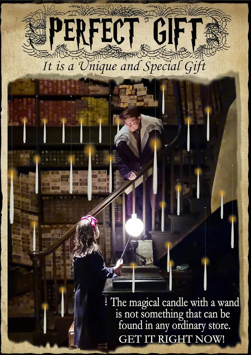[GOLD] SpellGlow Floating Candles - Image 4
