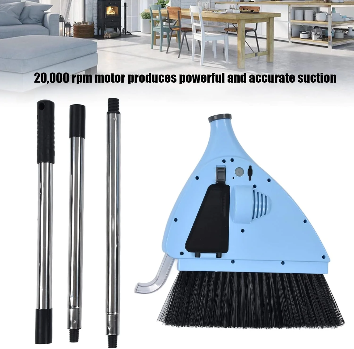 [GOLD] LineVac Broom – Built-in Suction for Easier Sweeping - Image 3