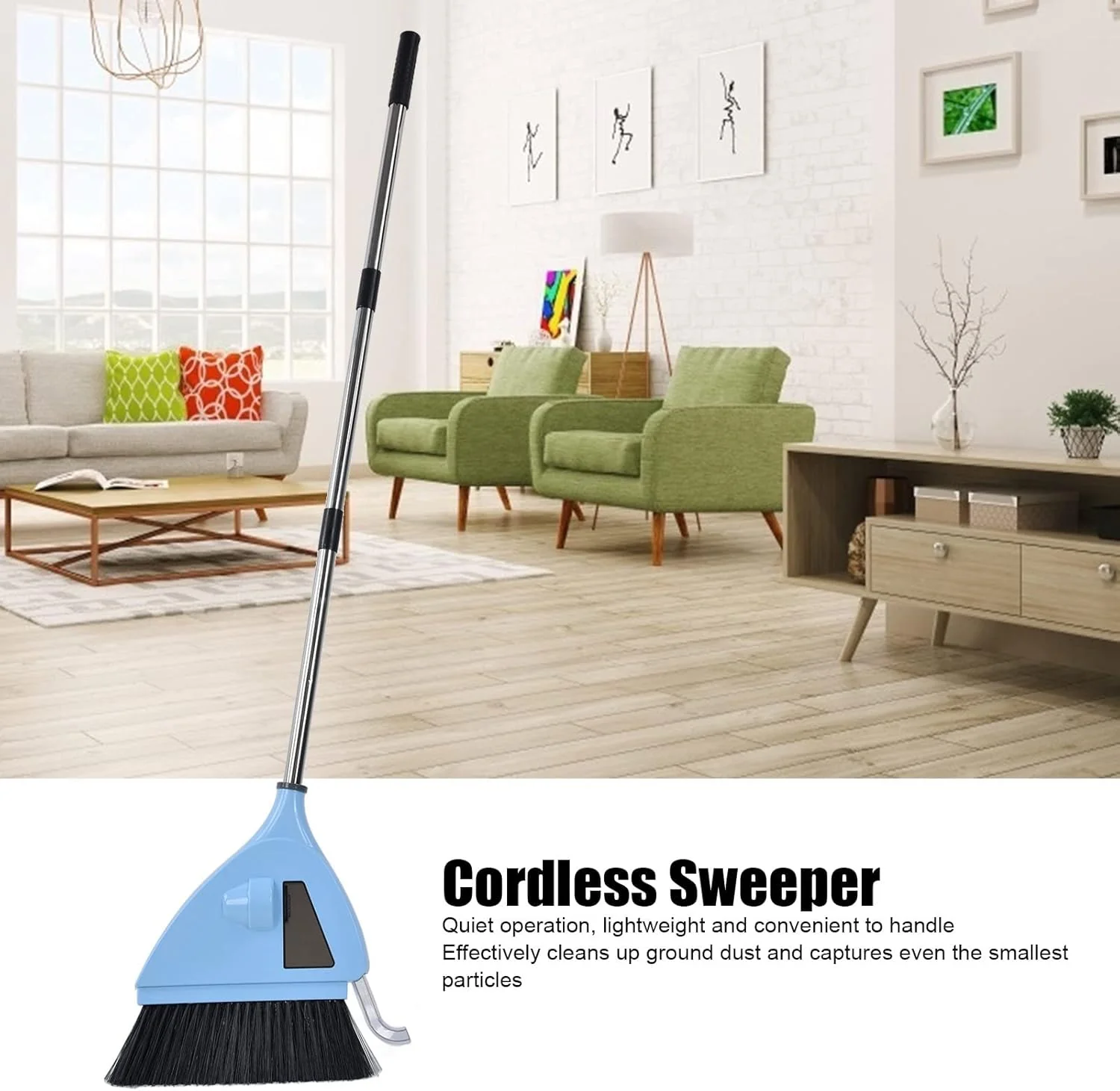 [GOLD] LineVac Broom – Built-in Suction for Easier Sweeping - Image 4