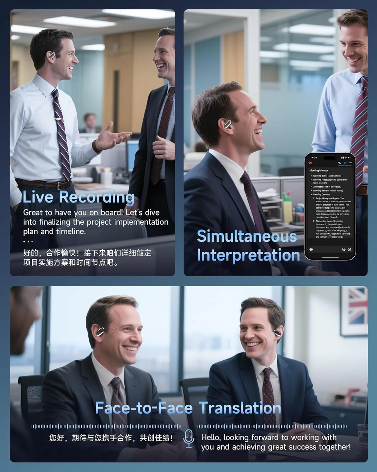 [GOLD] LinguaWave Pro — Real-Time AI Translation Earbuds - Image 4
