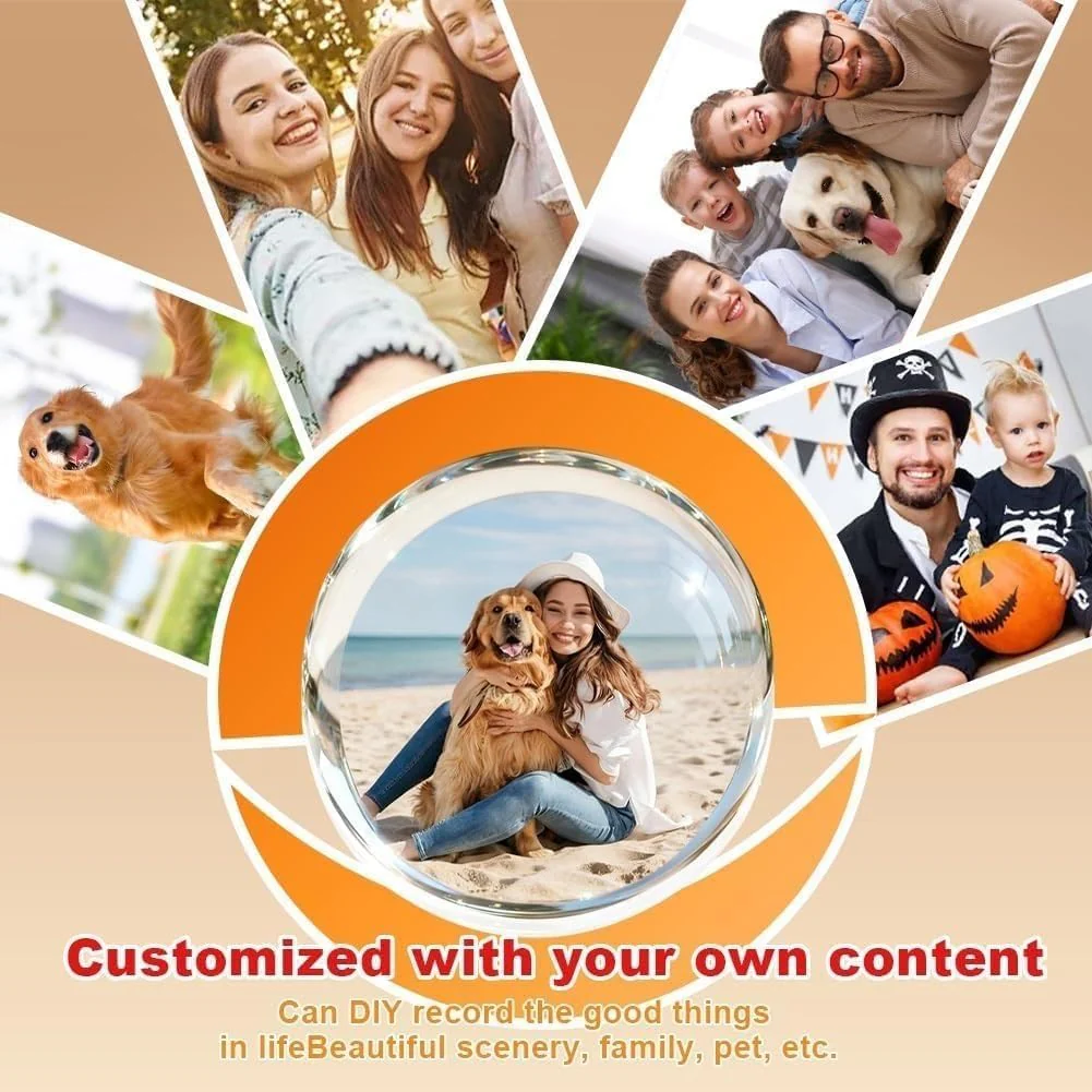 [GOLD] LumiOrb WiFi Crystal Ball – 3D Video & Photo Memory Sphere - Image 7