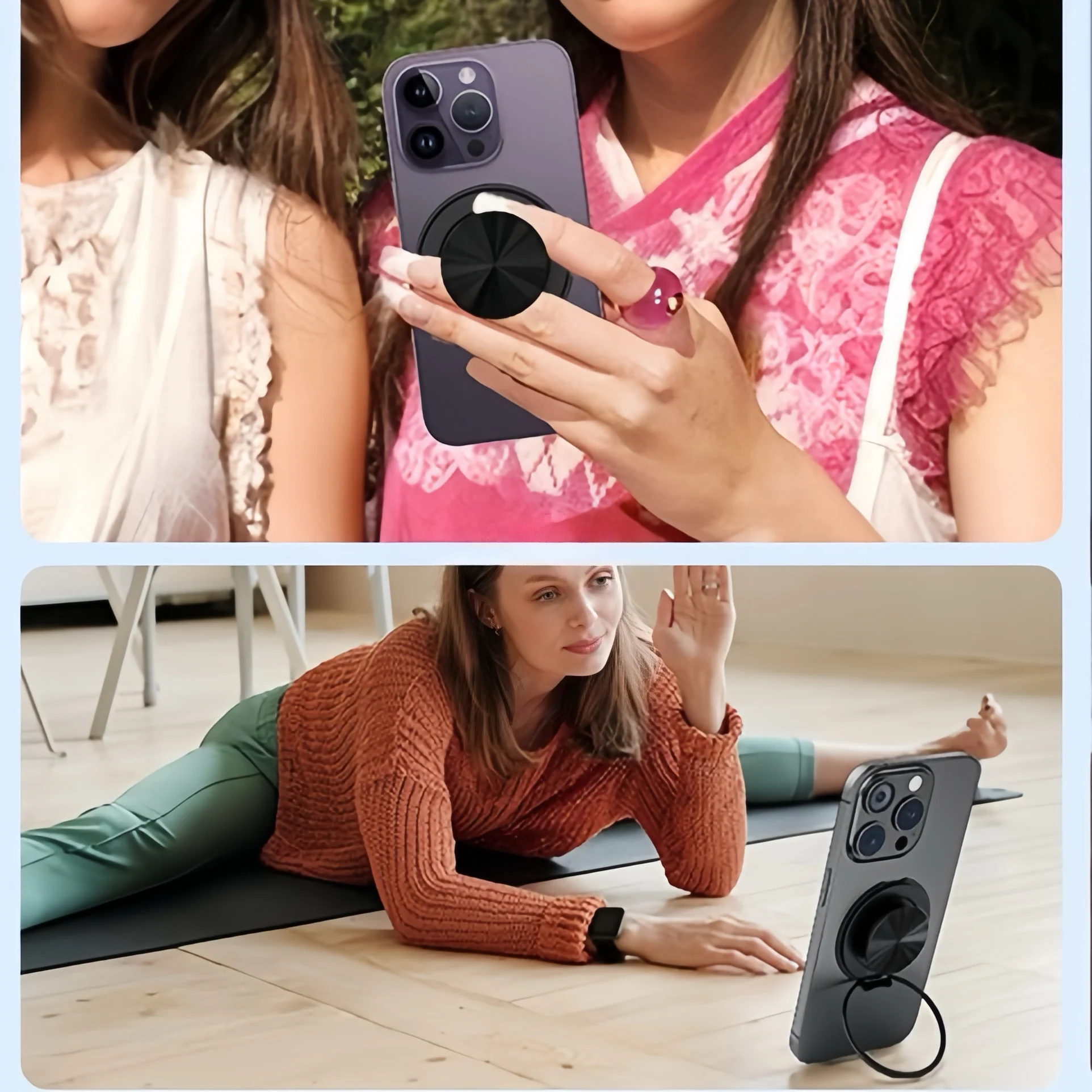 [GOLD] MagGrip 360 Stand – Snap-On Grip, Stand & Mirror in One - Image 6