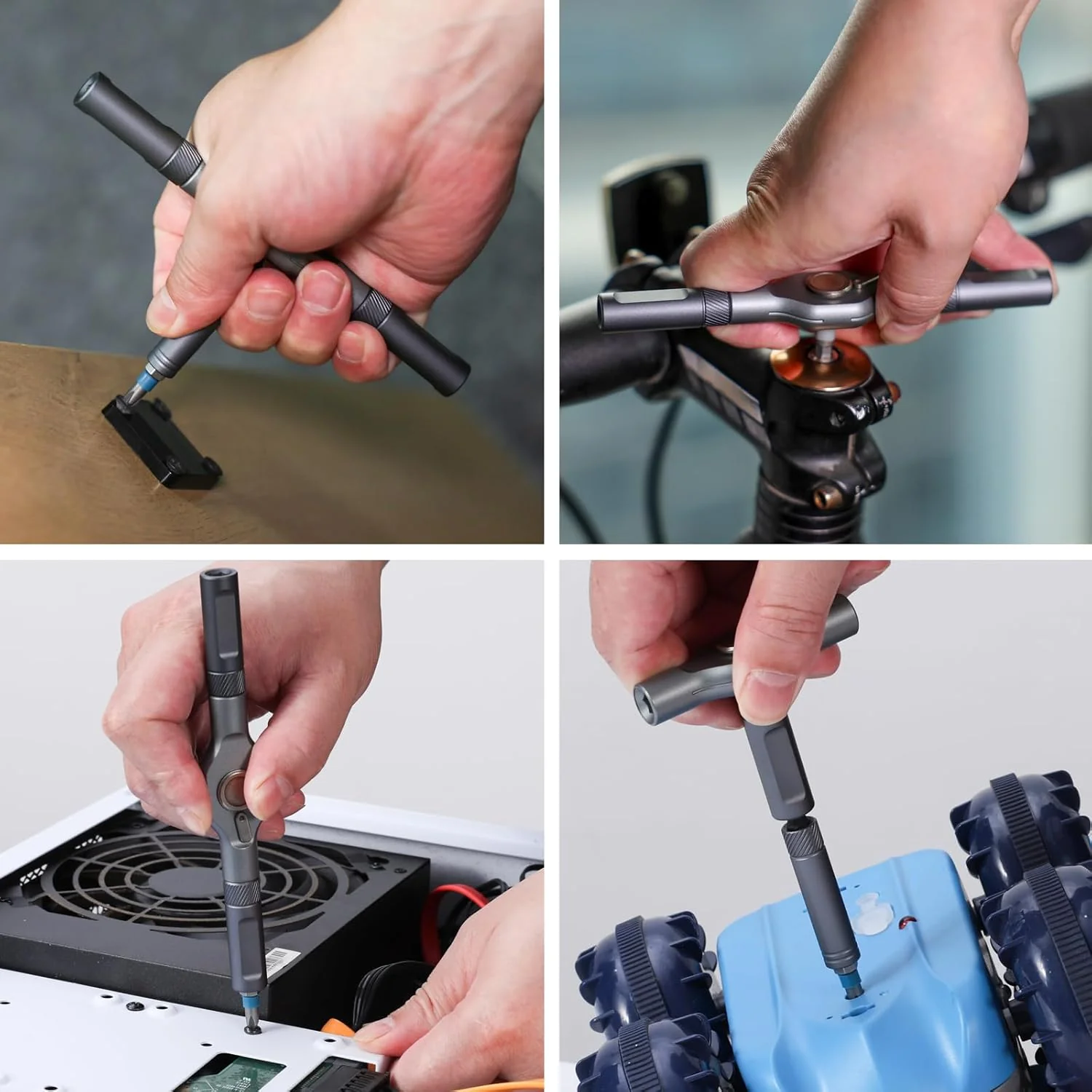 [GOLD] MagSnap Ratchet Precision Screwdriver Set – Modular Magnetic Repair Kit - Image 10