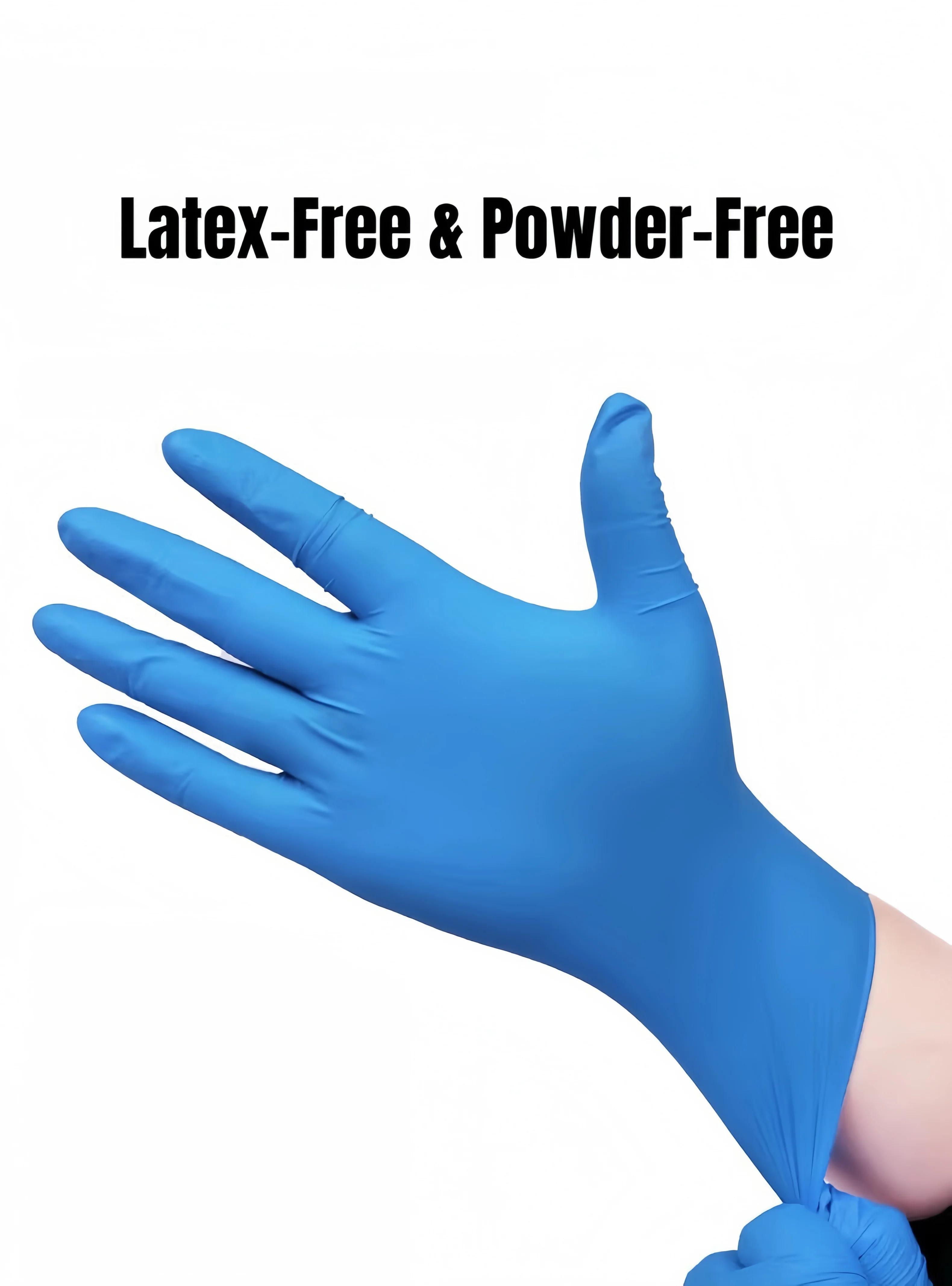 [GOLD] Multi-Purpose Thick Nitrile Gloves – Touchscreen-Friendly, Powder-Free & Latex-Free, Chemical-Resistant - Image 4