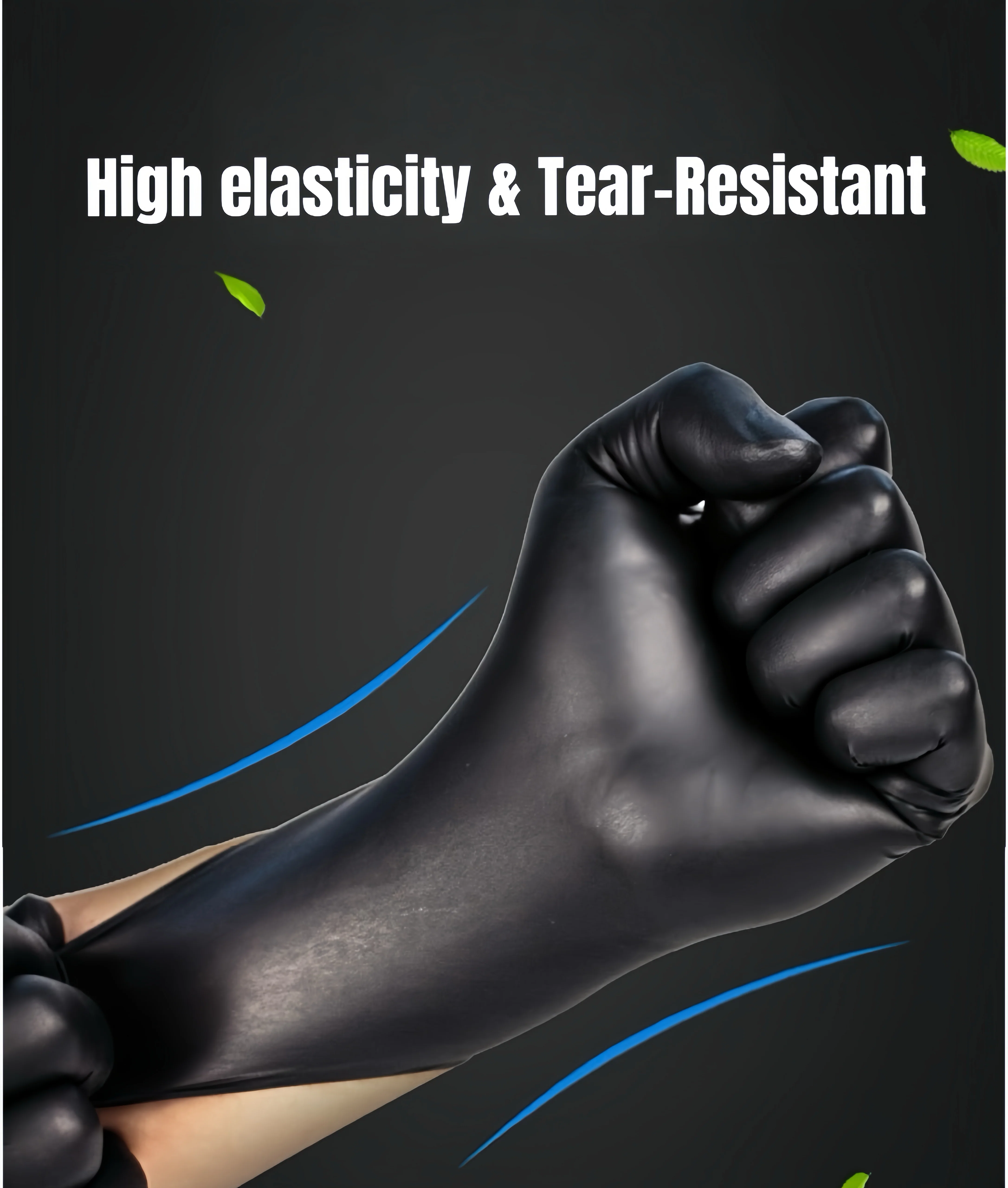 [GOLD] Multi-Purpose Thick Nitrile Gloves – Touchscreen-Friendly, Powder-Free & Latex-Free, Chemical-Resistant - Image 5