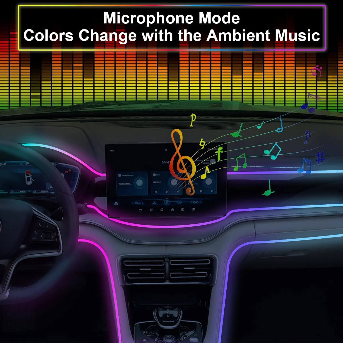 [GOLD] NeoFlow Dynamic RGB Interior Light Kit - Image 7