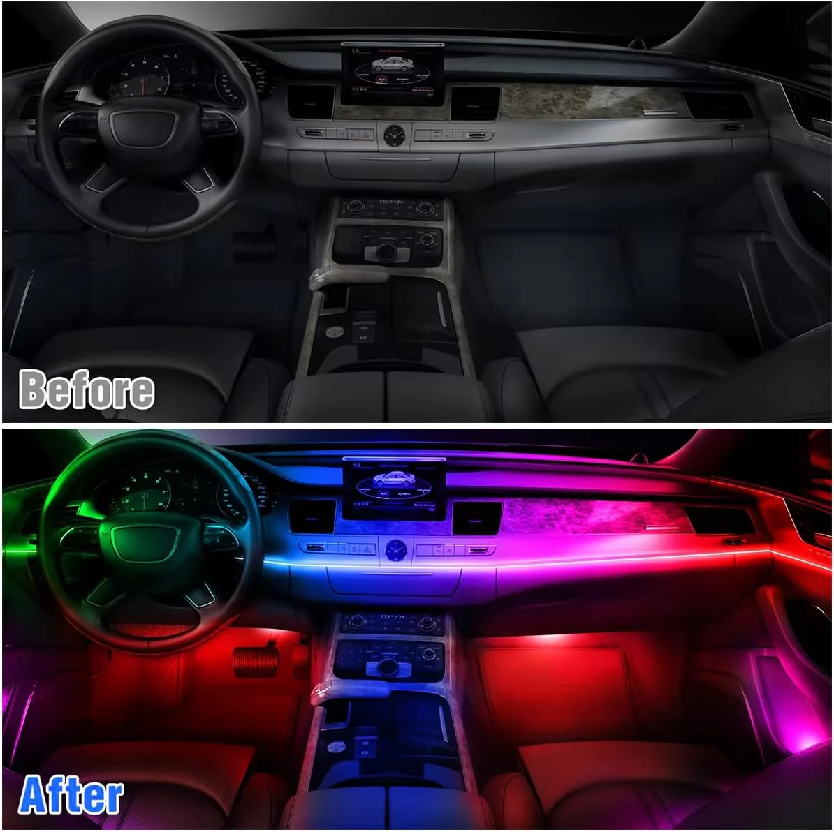 [GOLD] NeoFlow Dynamic RGB Interior Light Kit - Image 9