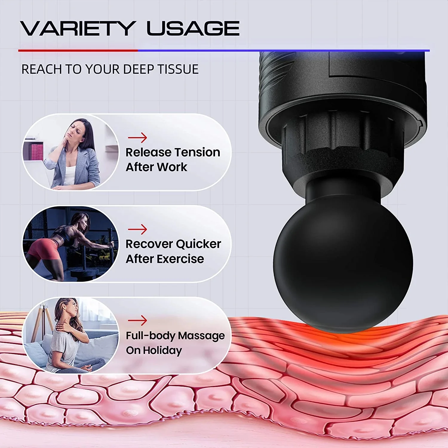 [GOLD] PulsePro 30 – Deep Tissue Massage Gun - Image 5