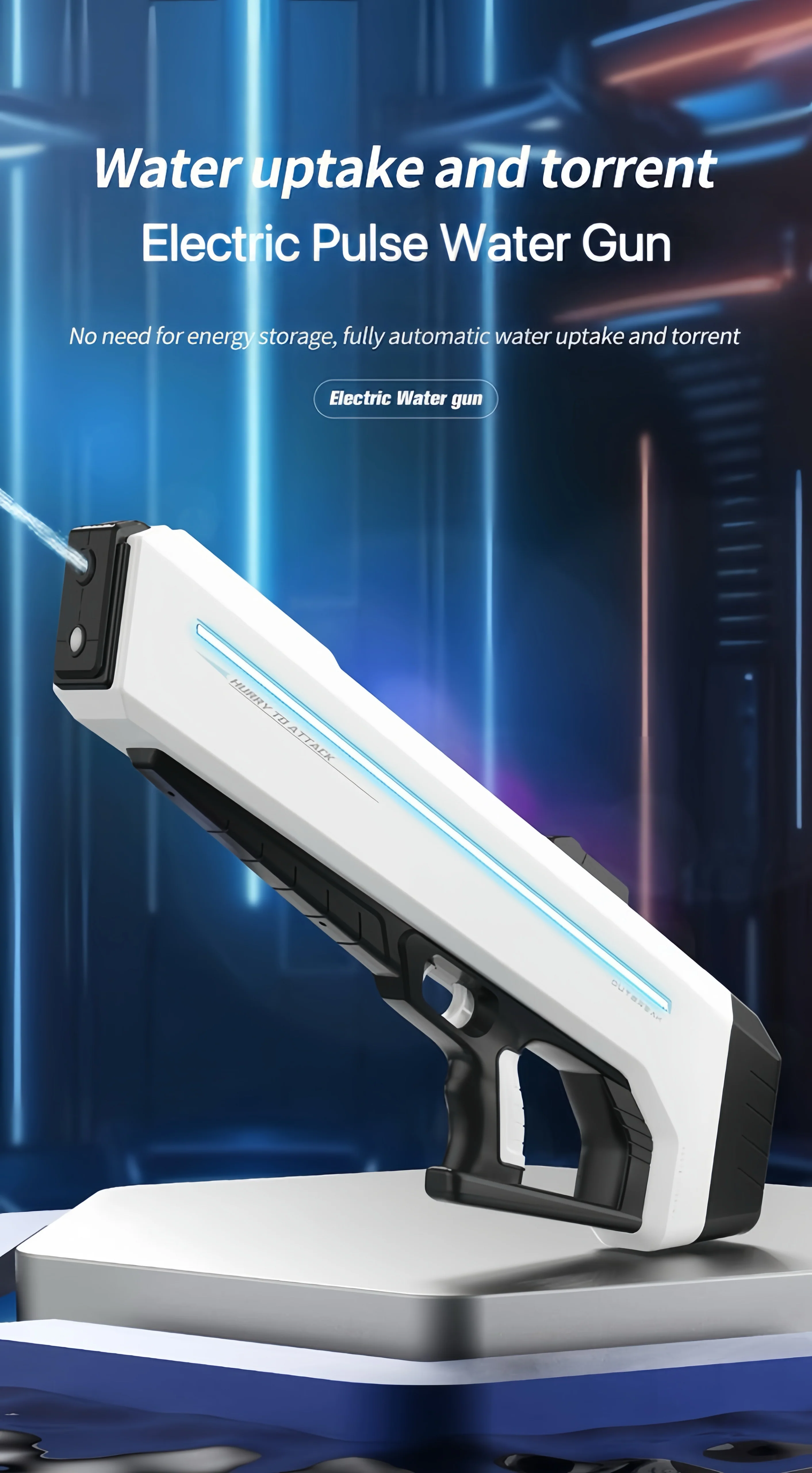 [GOLD] RapidJet Pro - Electric Pulse Water Gun - Image 2