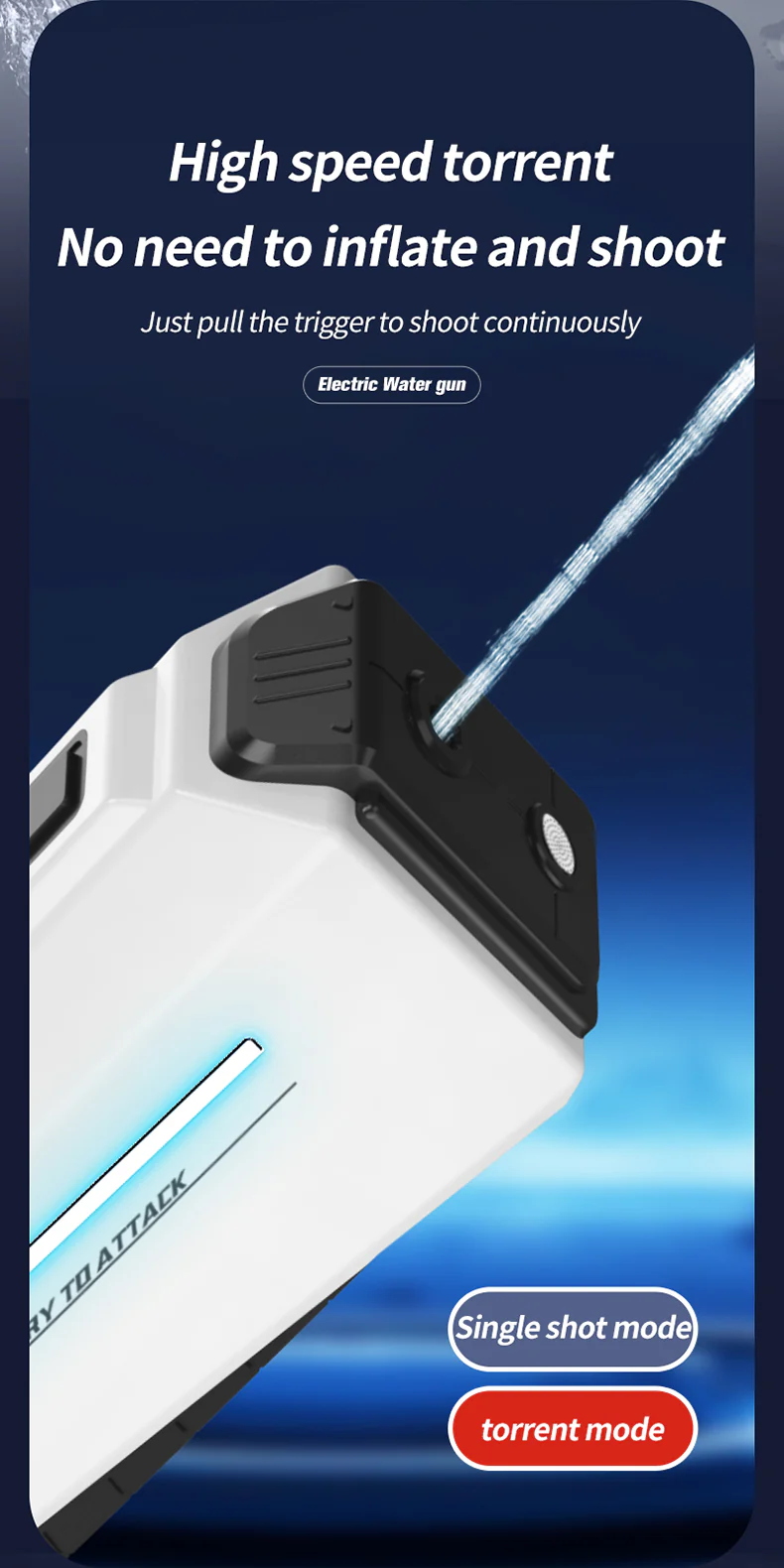 [GOLD] RapidJet Pro - Electric Pulse Water Gun - Image 4