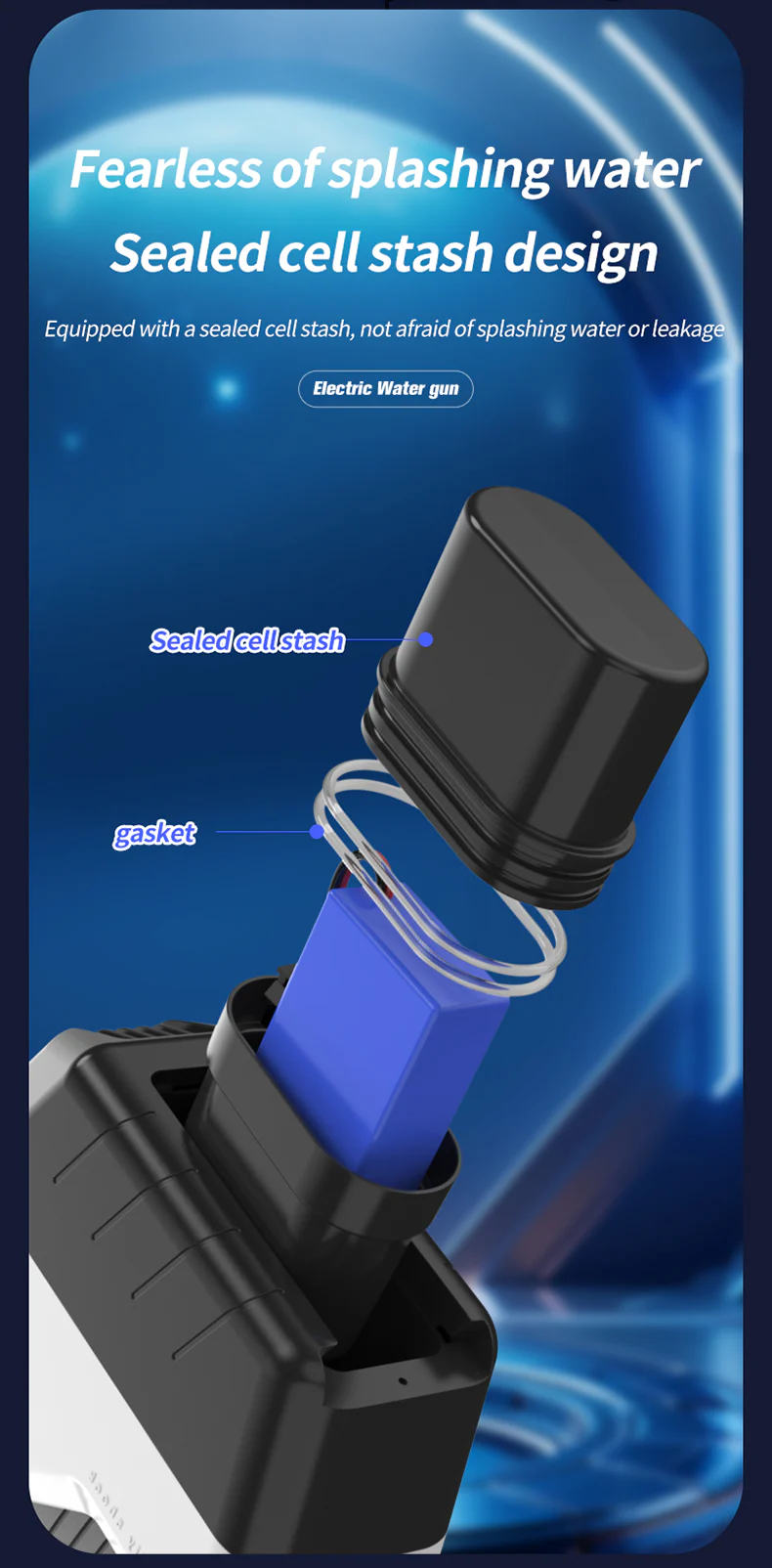 [GOLD] RapidJet Pro - Electric Pulse Water Gun - Image 8