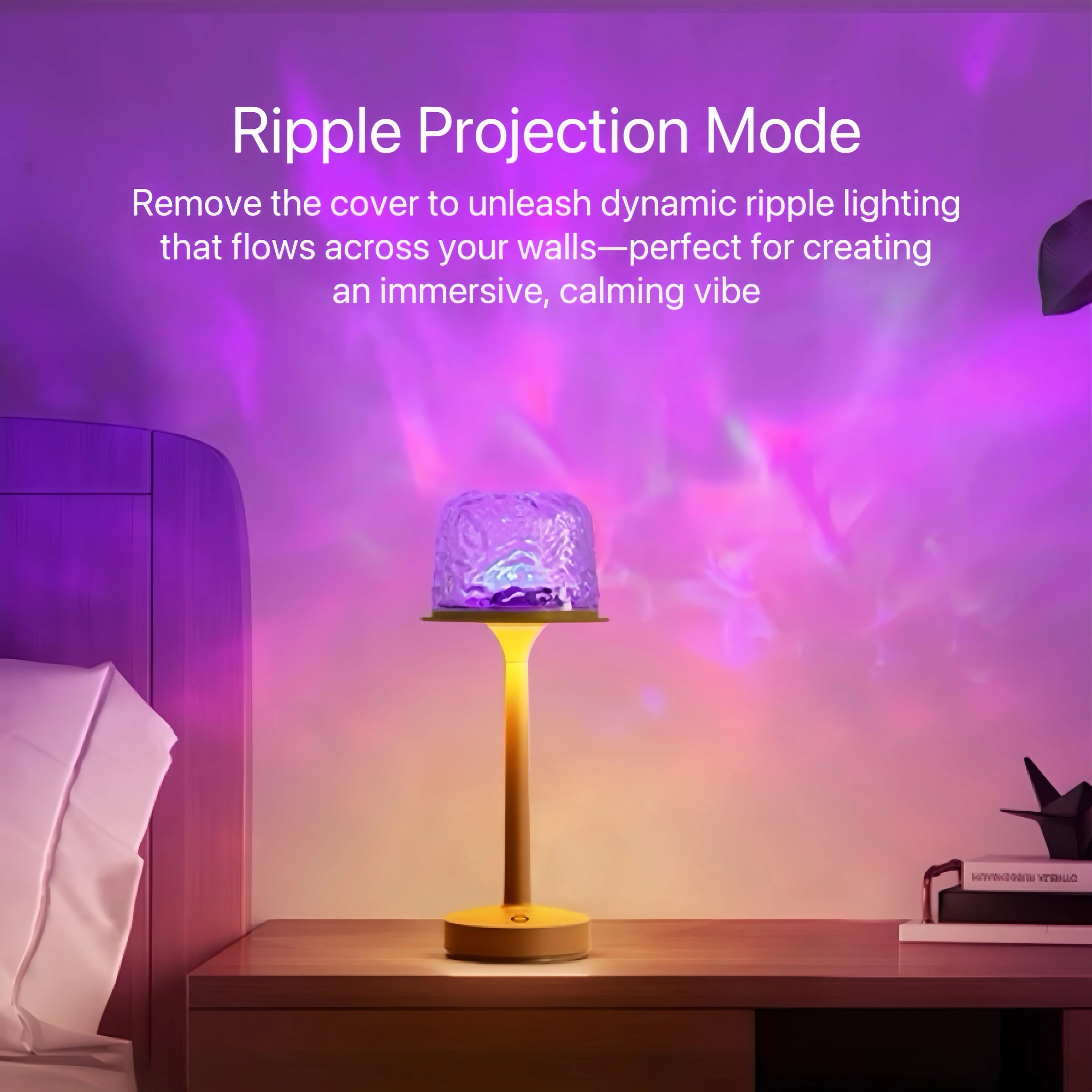 [GOLD] RippleGlow Dual-Mode Ambient Lamp - Image 2