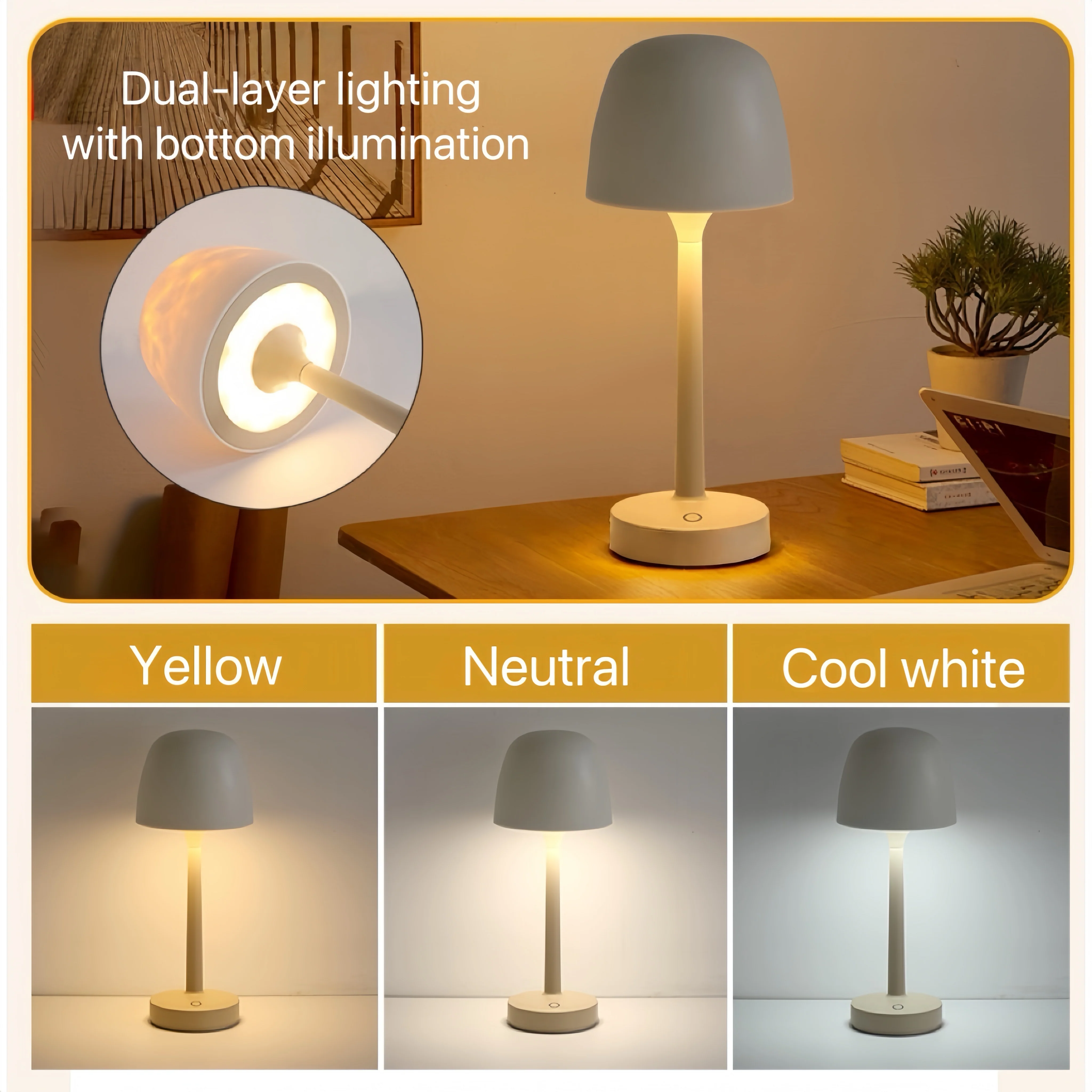 [GOLD] RippleGlow Dual-Mode Ambient Lamp - Image 4