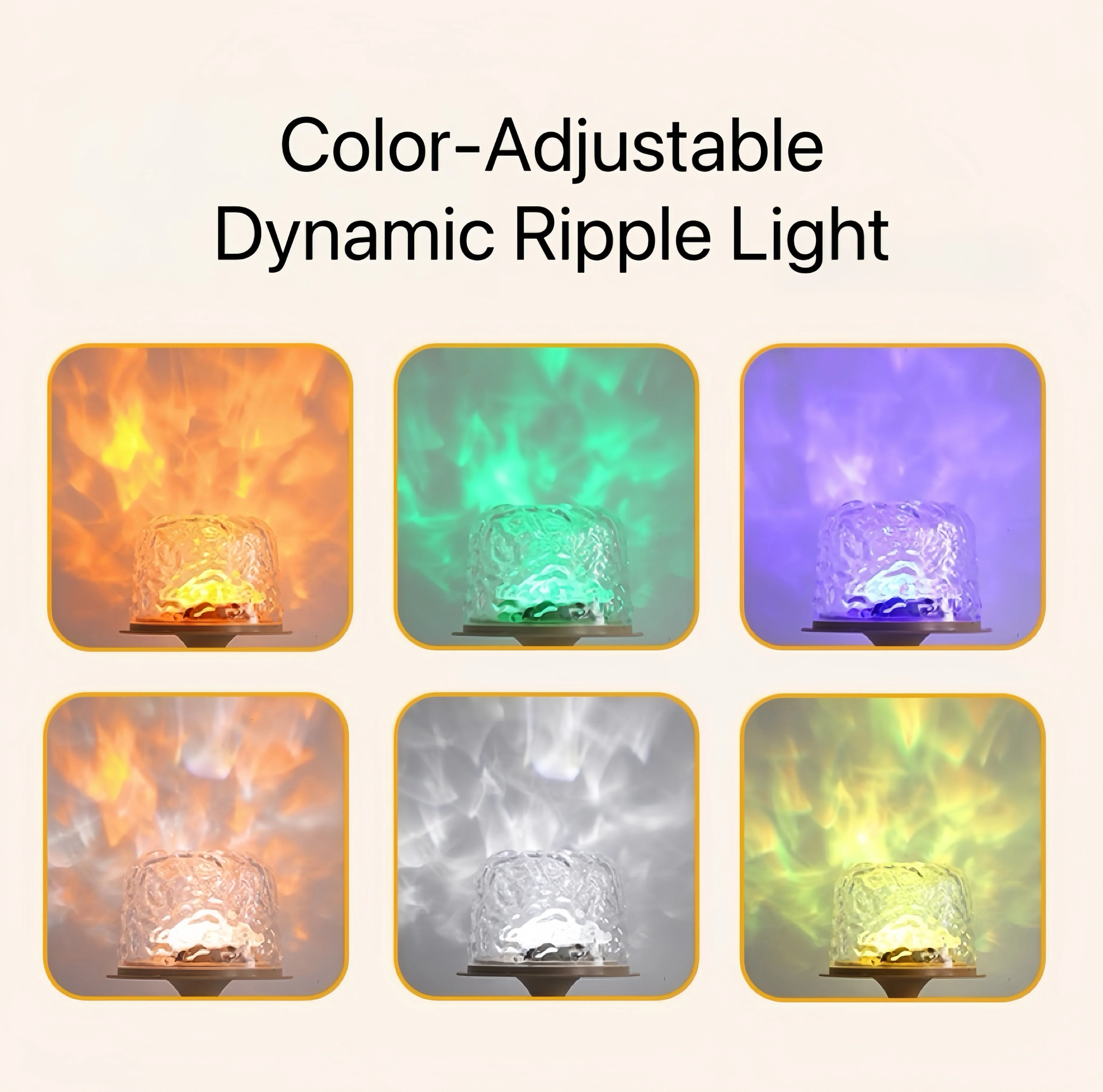[GOLD] RippleGlow Dual-Mode Ambient Lamp - Image 5
