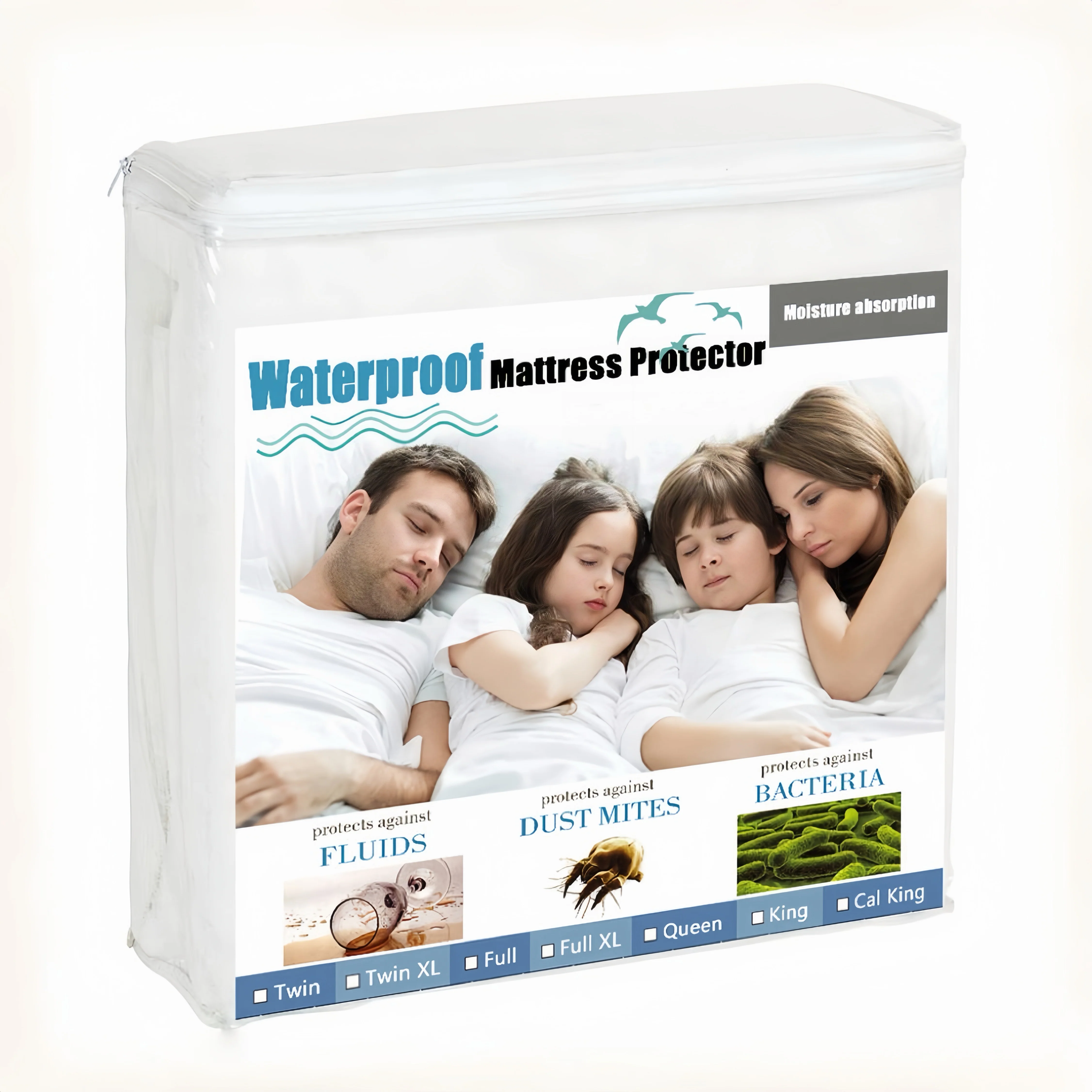 SleepGuard Premium Cotton Waterproof Mattress Protector - Image 2