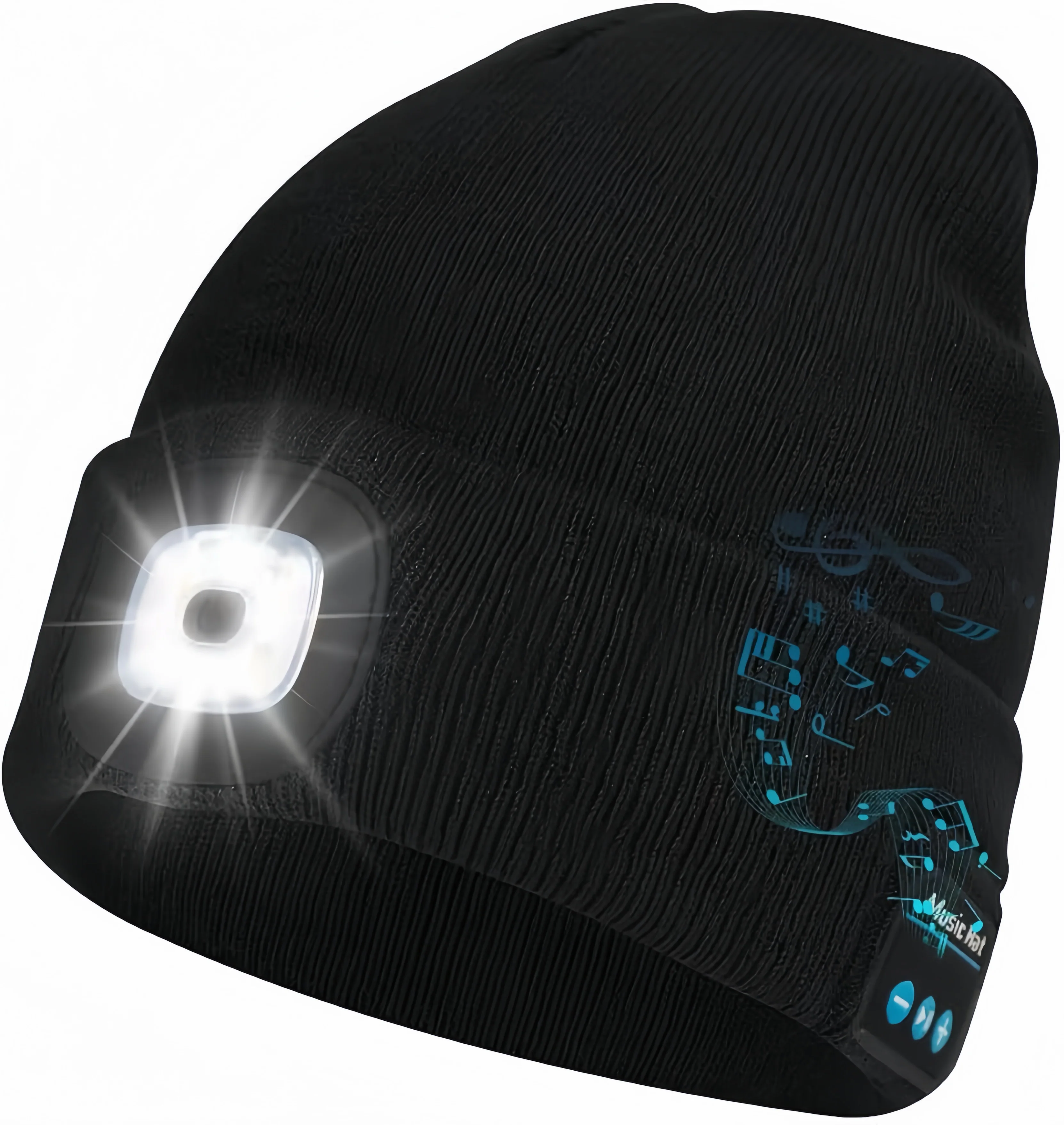 [GOLD] Smart Bluetooth Beanie with Headlamp - Image 11