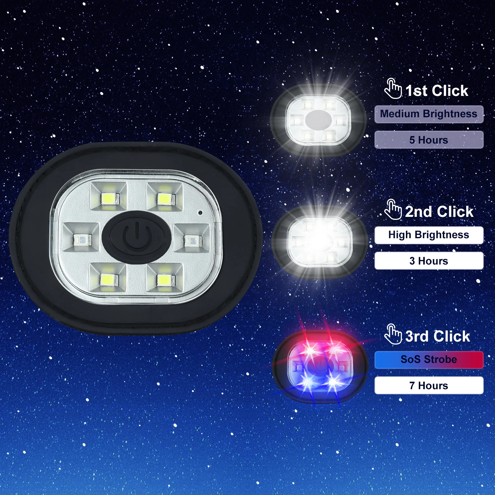 [GOLD] Smart Bluetooth Beanie with Headlamp - Image 6