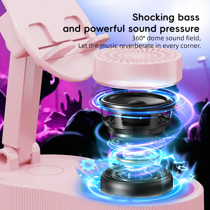 [GOLD] SonicDrop Dock – No-Pair Magic Speaker & Charging Stand - Image 5