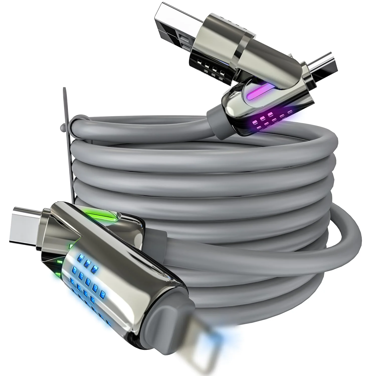 [GOLD] UniCore 240W 4-in-1 Fast Charging Cable – One Cable for Every Device - Image 11