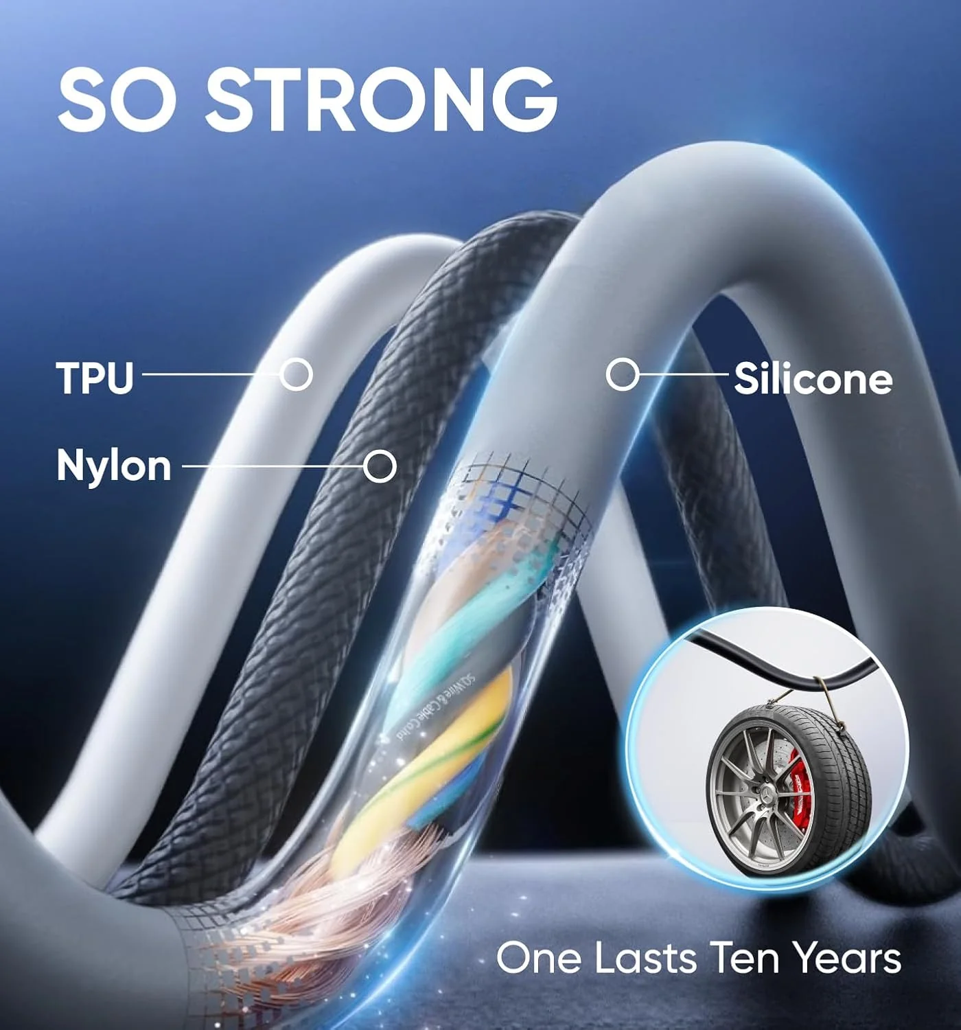 [GOLD] UniCore 240W 4-in-1 Fast Charging Cable – One Cable for Every Device - Image 4