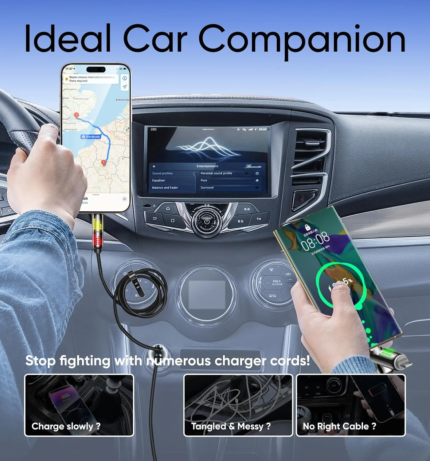 [GOLD] UniCore 240W 4-in-1 Fast Charging Cable – One Cable for Every Device - Image 9