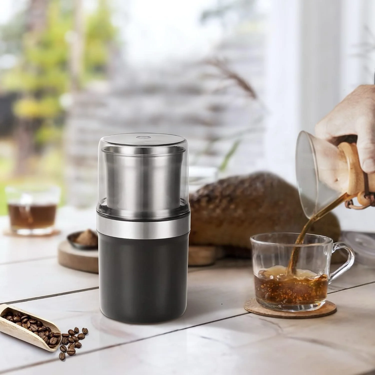[GOLD] Voltix Electric Multi-Use Cup Grinder – Large Capacity Stainless Steel - Image 8
