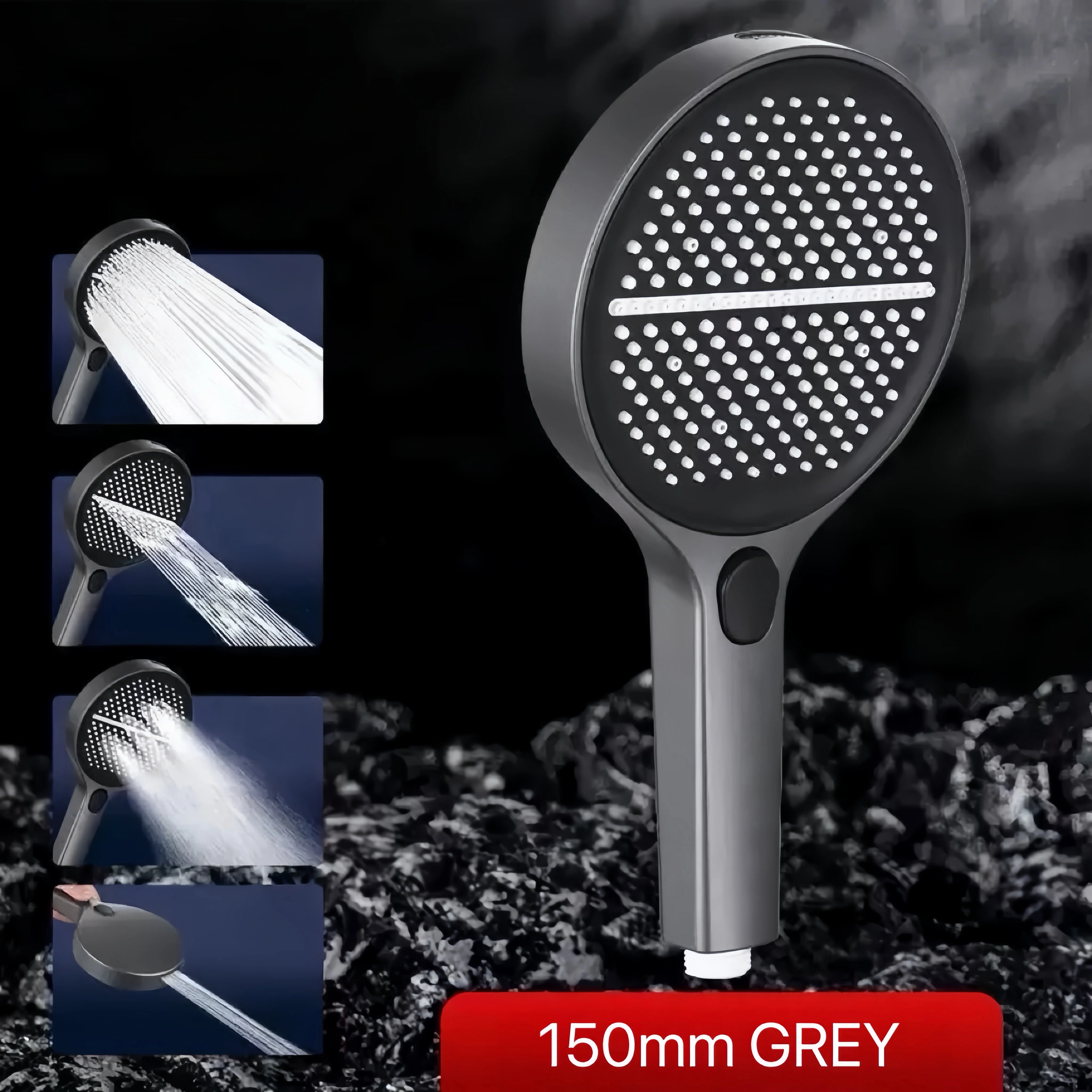 [GOLD] VortexRain XL Wide-Coverage 4-Mode Handheld Shower Head - Image 2