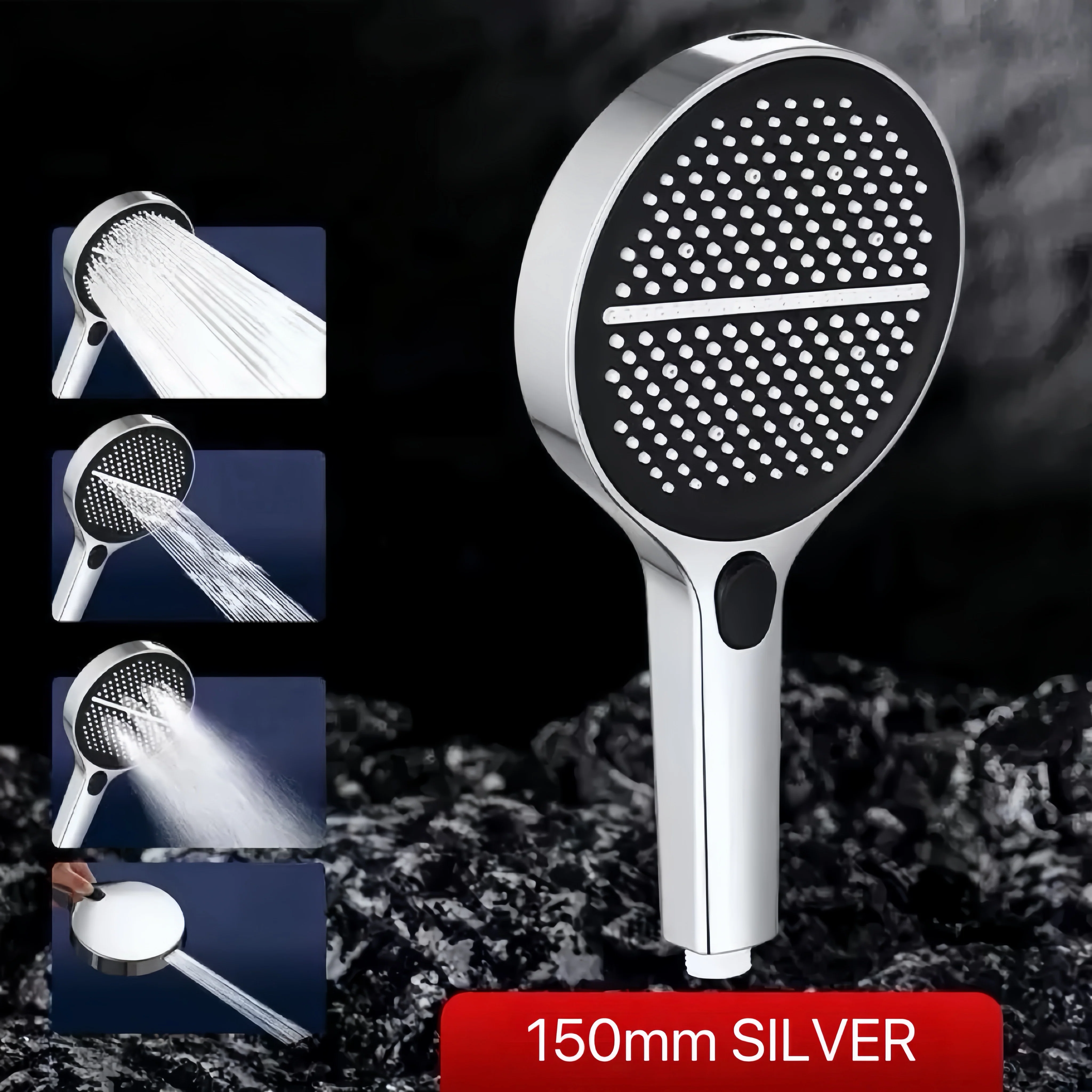 [GOLD] VortexRain XL Wide-Coverage 4-Mode Handheld Shower Head - Image 3