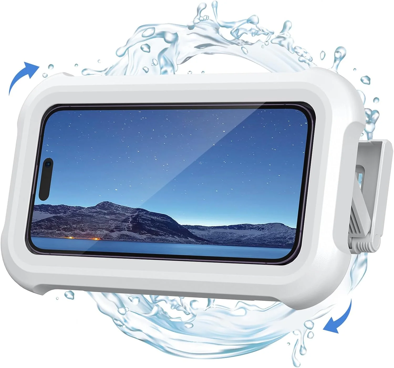 [GOLD] Waterproof 480° Shower Phone Holder – Wall & Bathtub Mount - Image 2