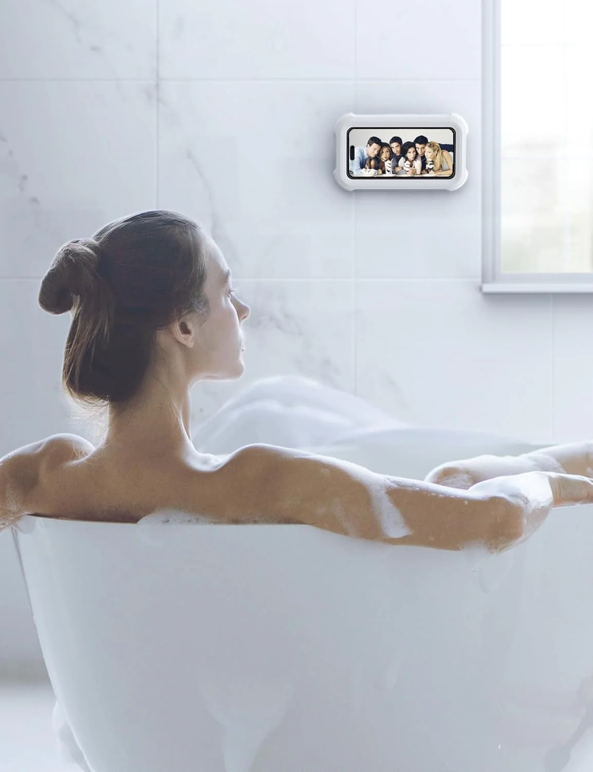 [GOLD] Waterproof 480° Shower Phone Holder – Wall & Bathtub Mount - Image 7