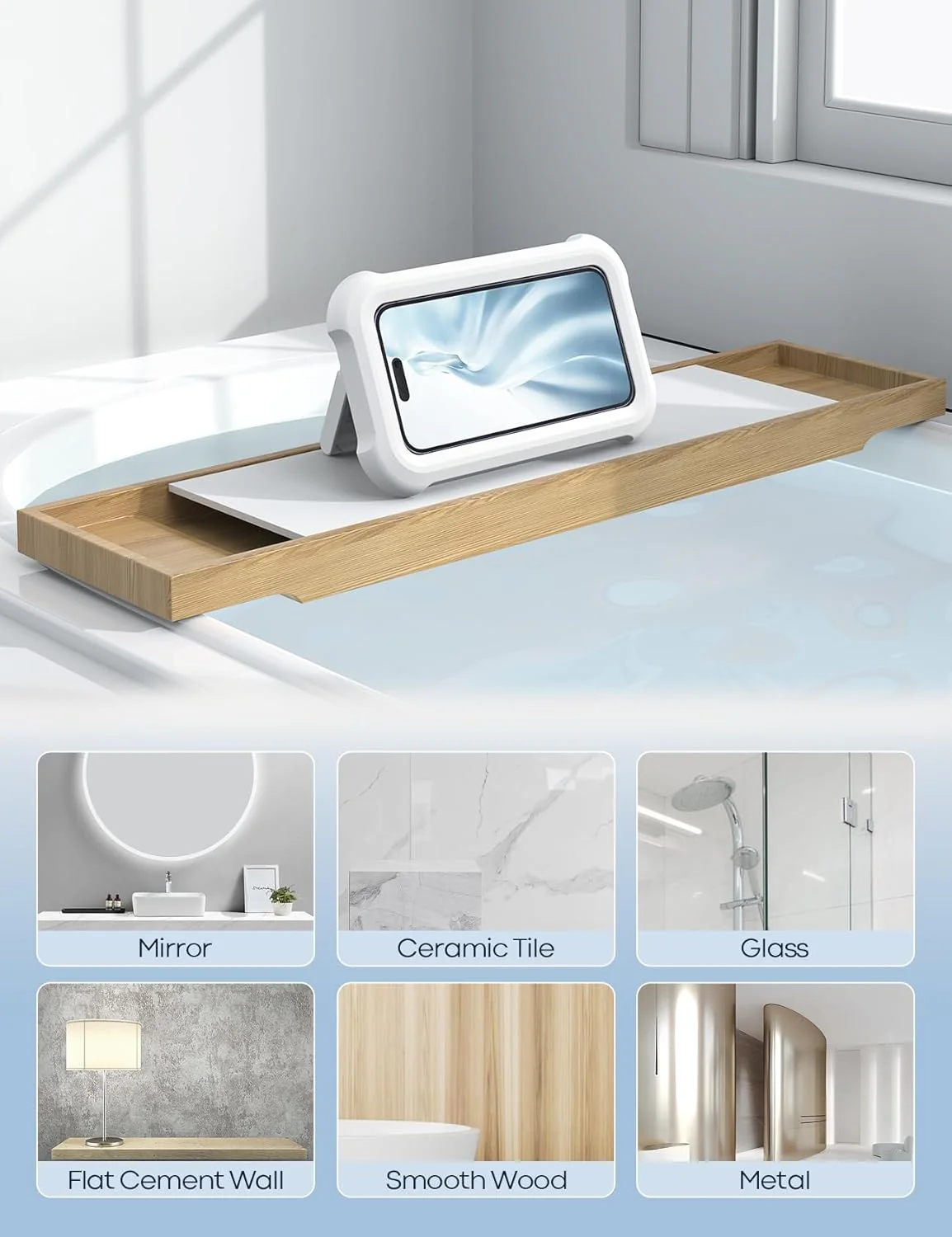 [GOLD] Waterproof 480° Shower Phone Holder – Wall & Bathtub Mount - Image 8