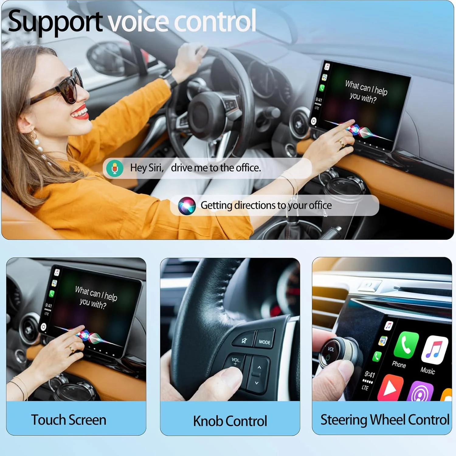 [GOLD] WireFree CarPlay Adapter – Wireless Freedom for CarPlay & Android Auto - Image 3